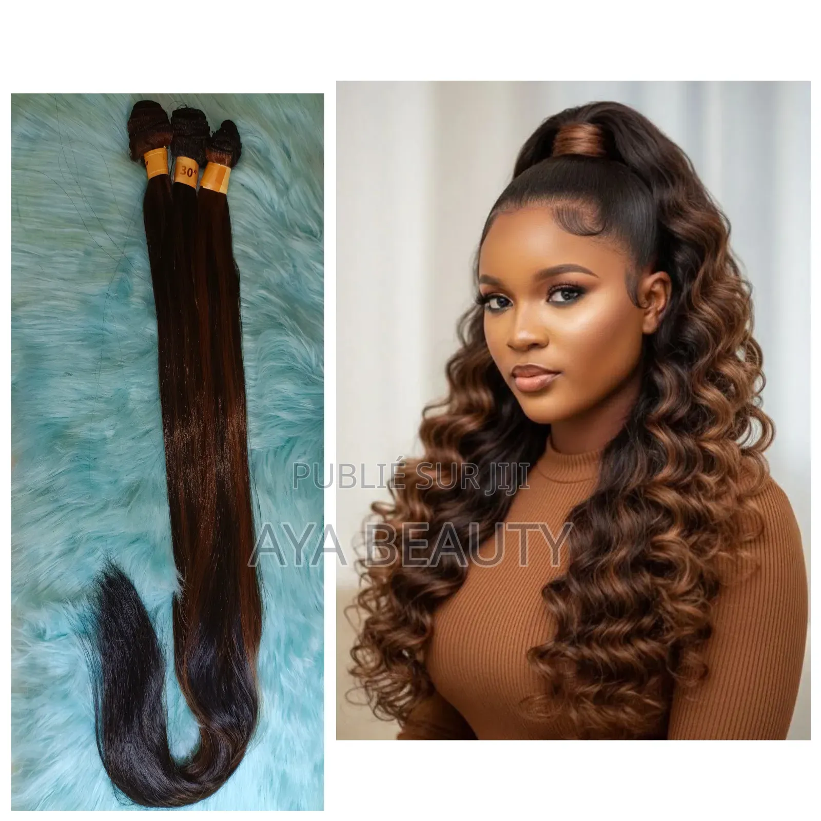 Mèche Brésilienne Pour Postiche L30