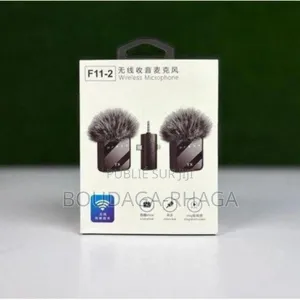 Microphone Sans Fil F11-2 Pour iPhone Et Android
