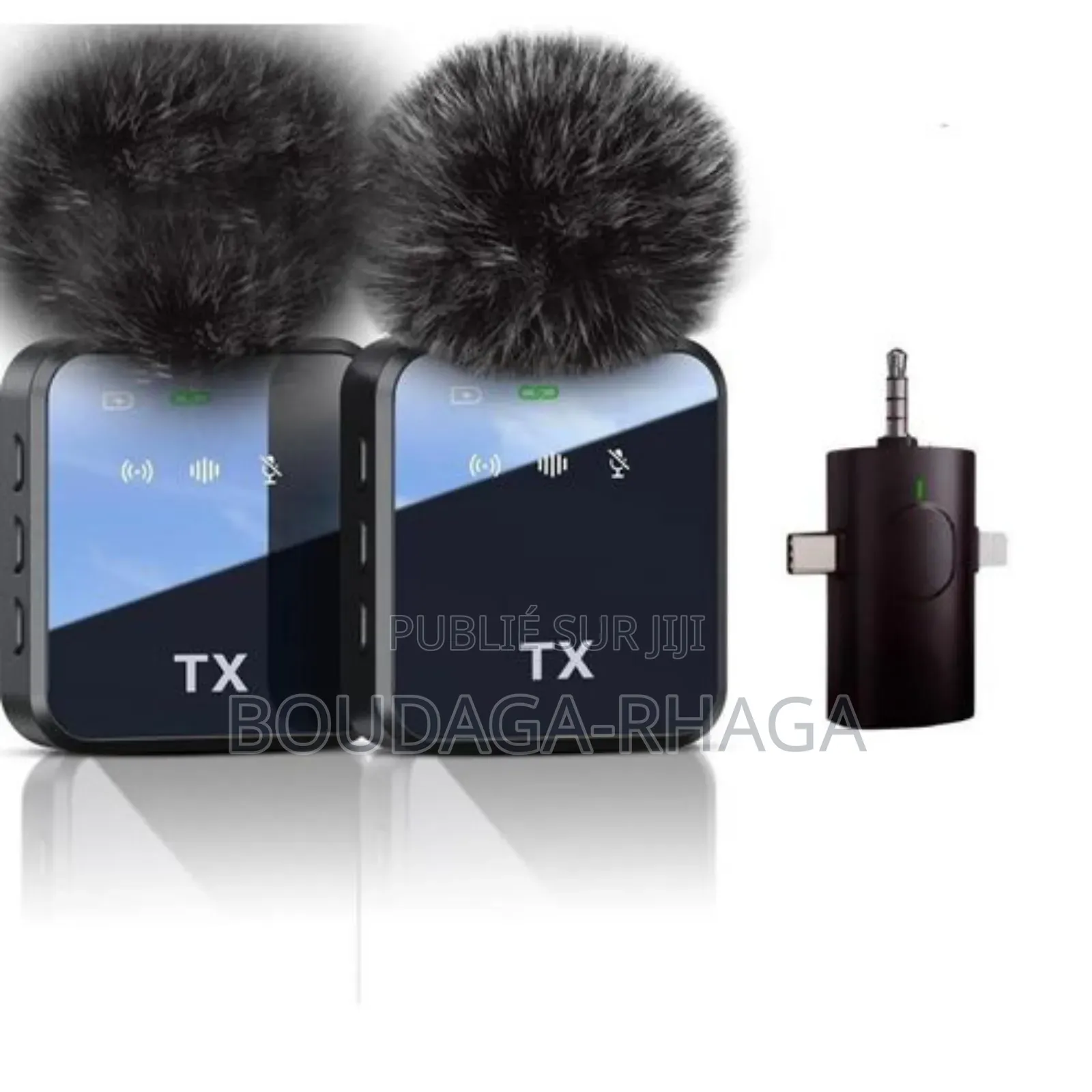 Microphone Sans Fil F11-2 Pour iPhone Et Android