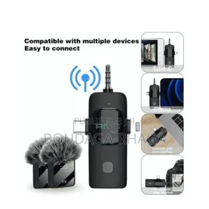 Microphone Sans Fil F11-2 Pour iPhone Et Android