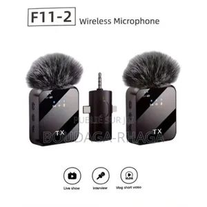 Microphone Sans Fil F11-2 Pour iPhone Et Android