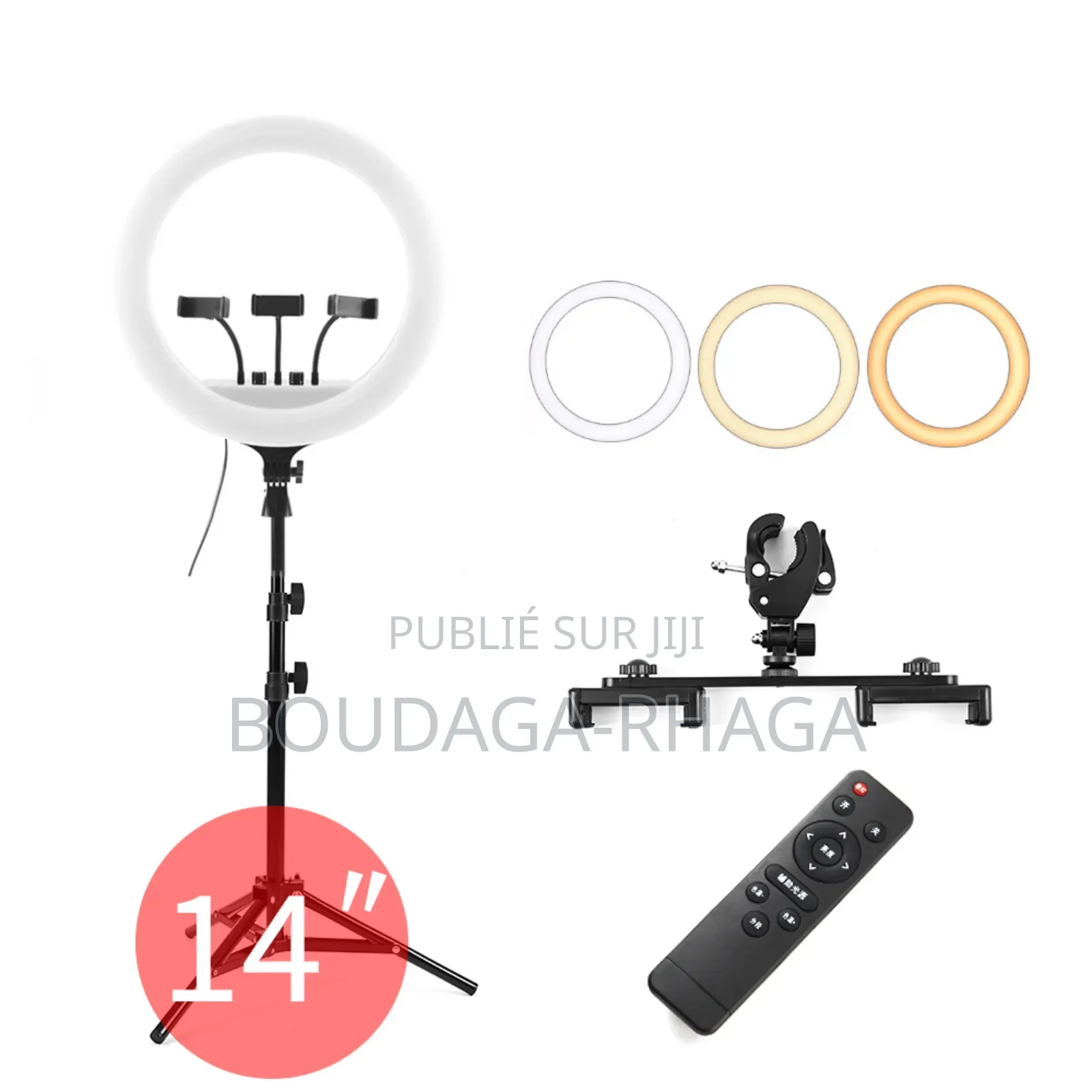 Lumière Anneau Led 18" Avec Télécommande