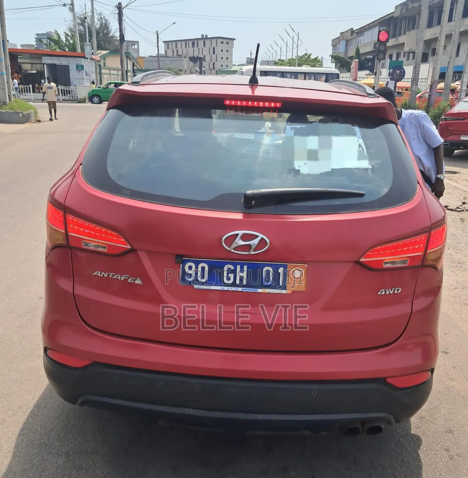 Hyundai Santa Fe 2015 Rouge