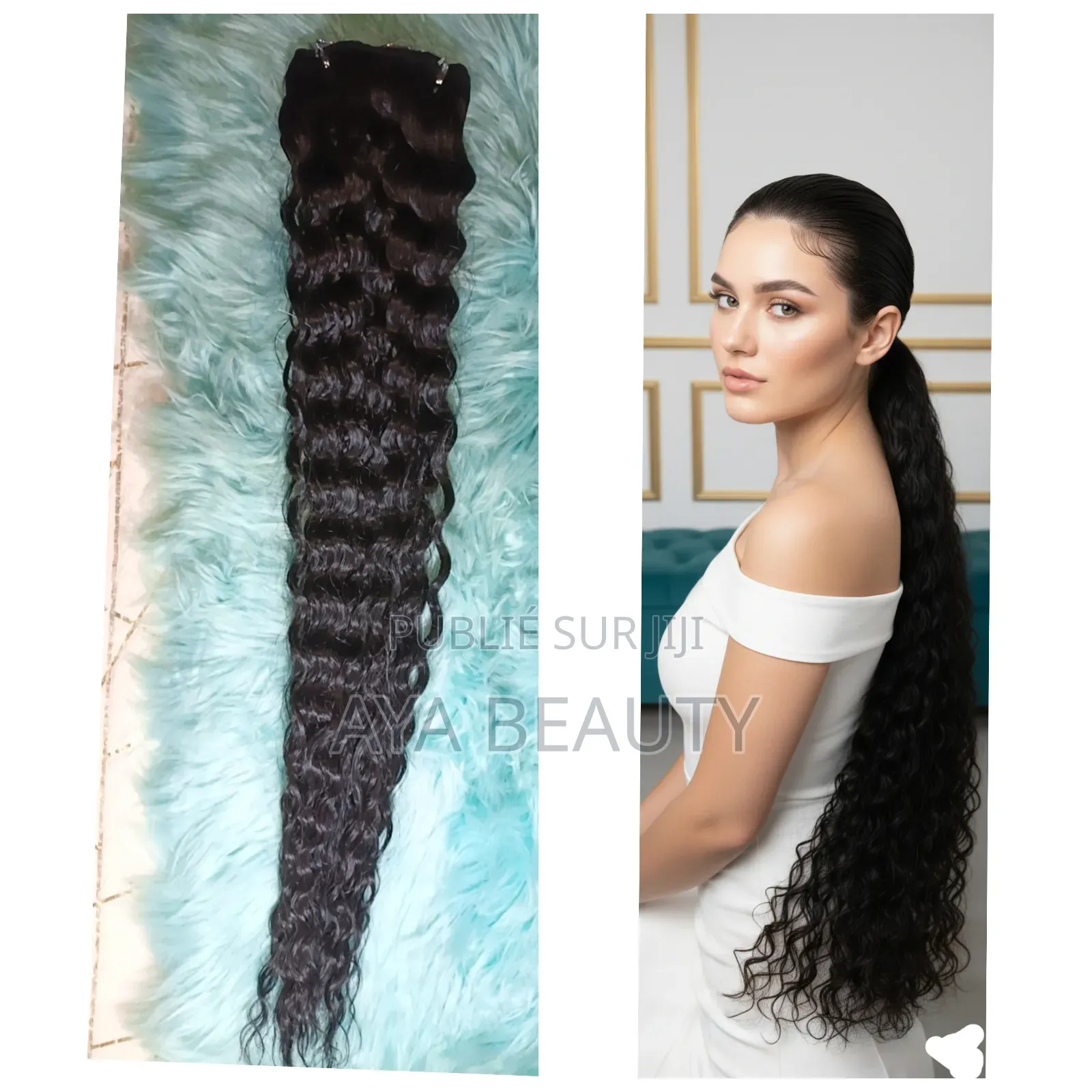 Virgin Hair Pour Postiche L30
