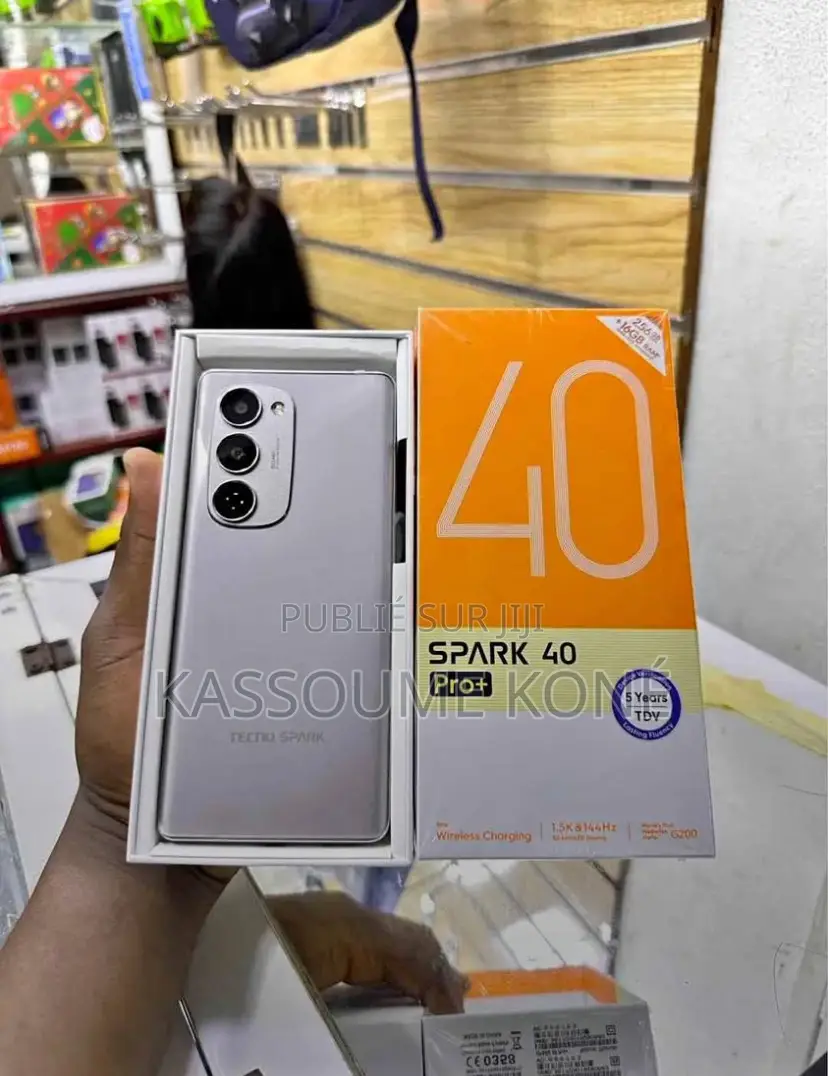 Tecno Spark 40 Pro+ 256 GB Argenté