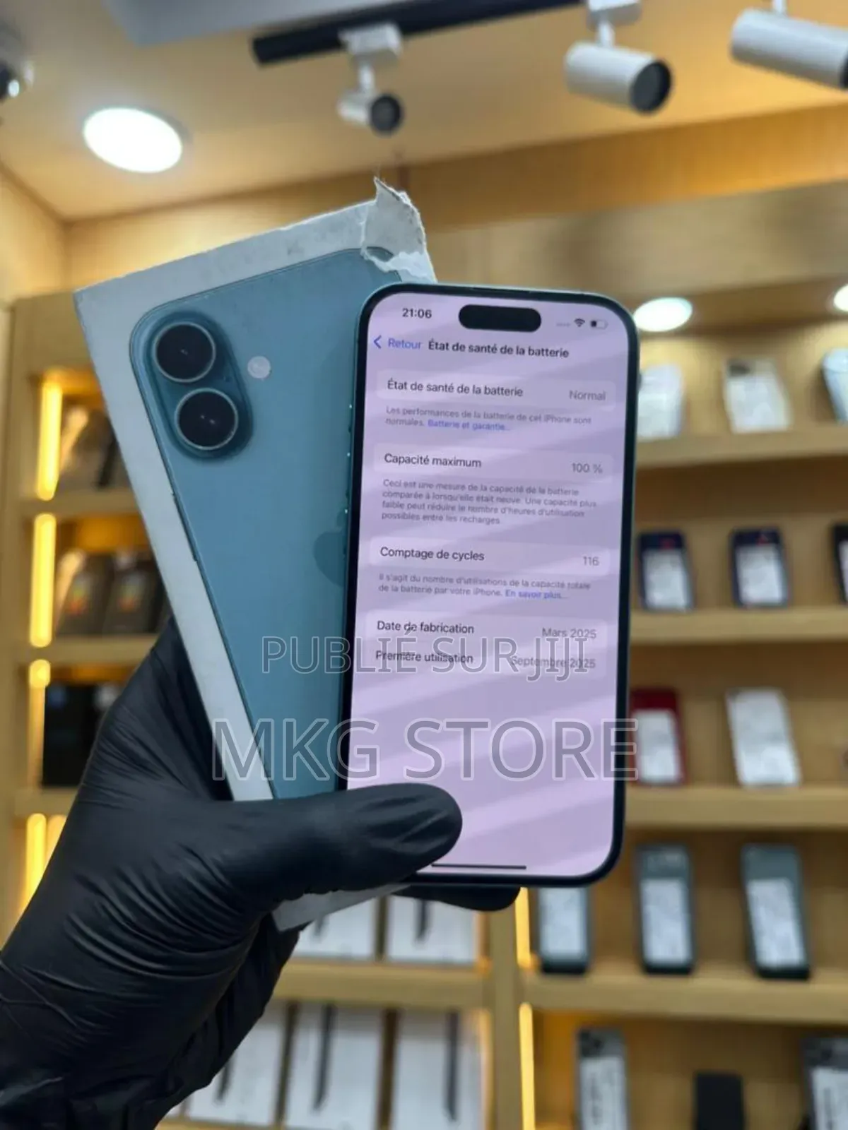 Apple iPhone 16 128 GB Vert