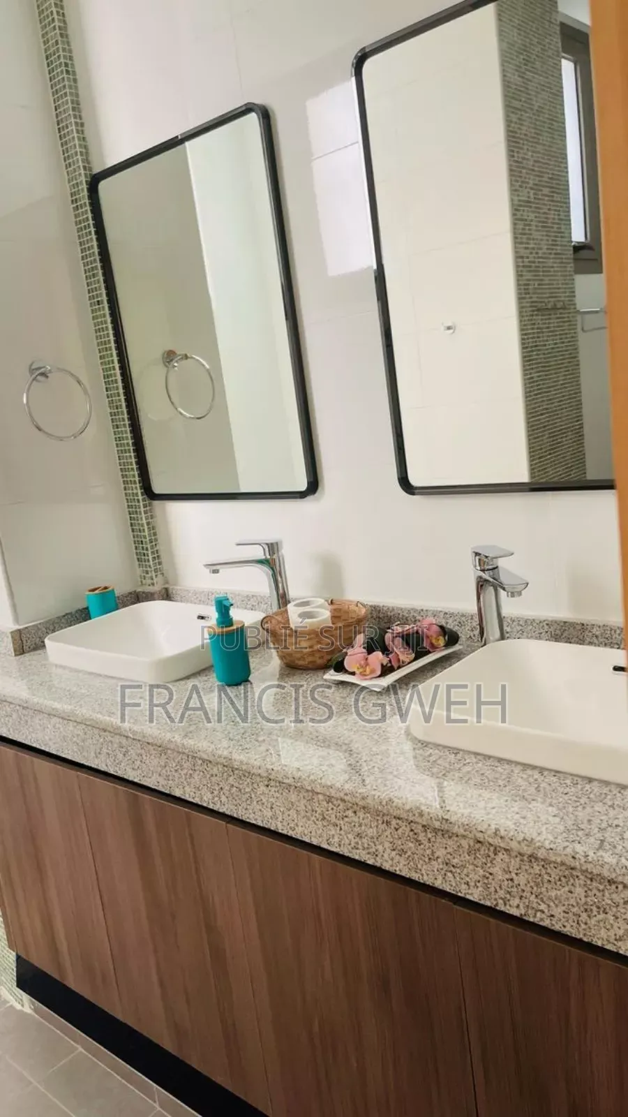 Furnished 3chbre Appartement dans Francis Gweh, Cocody à Louer