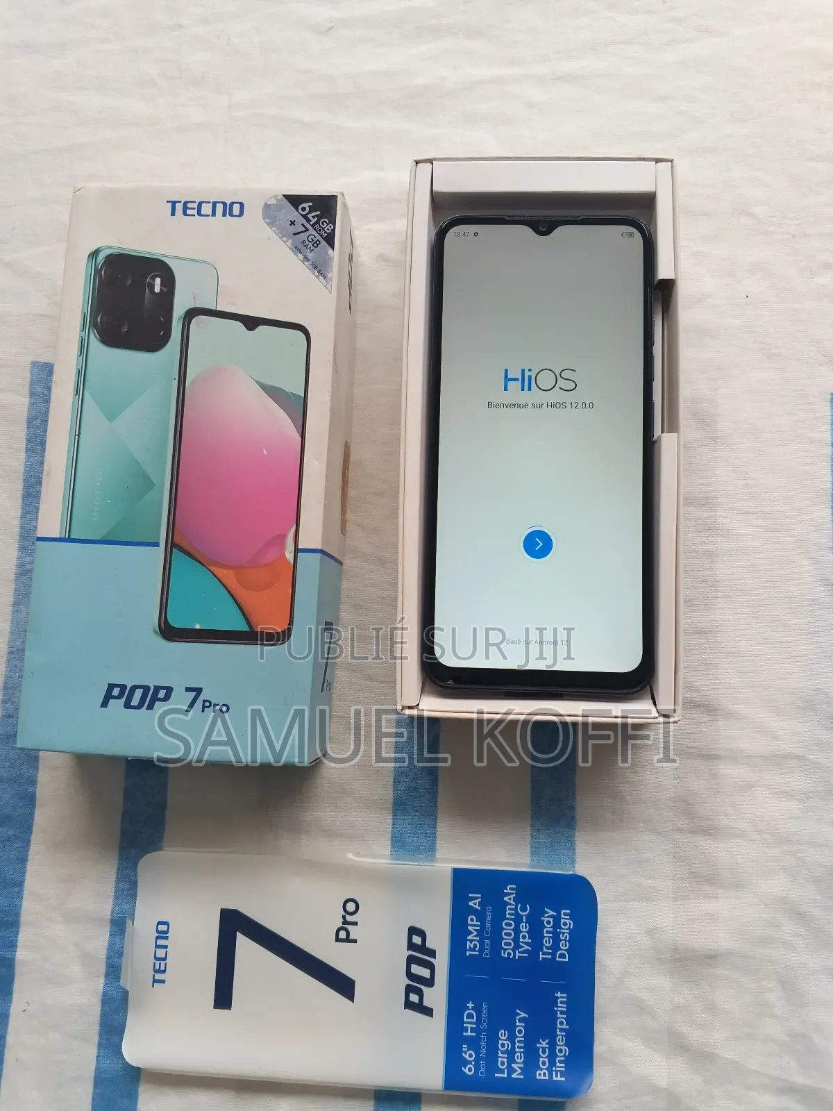Tecno Pop 7 Pro 64 GB Bleu