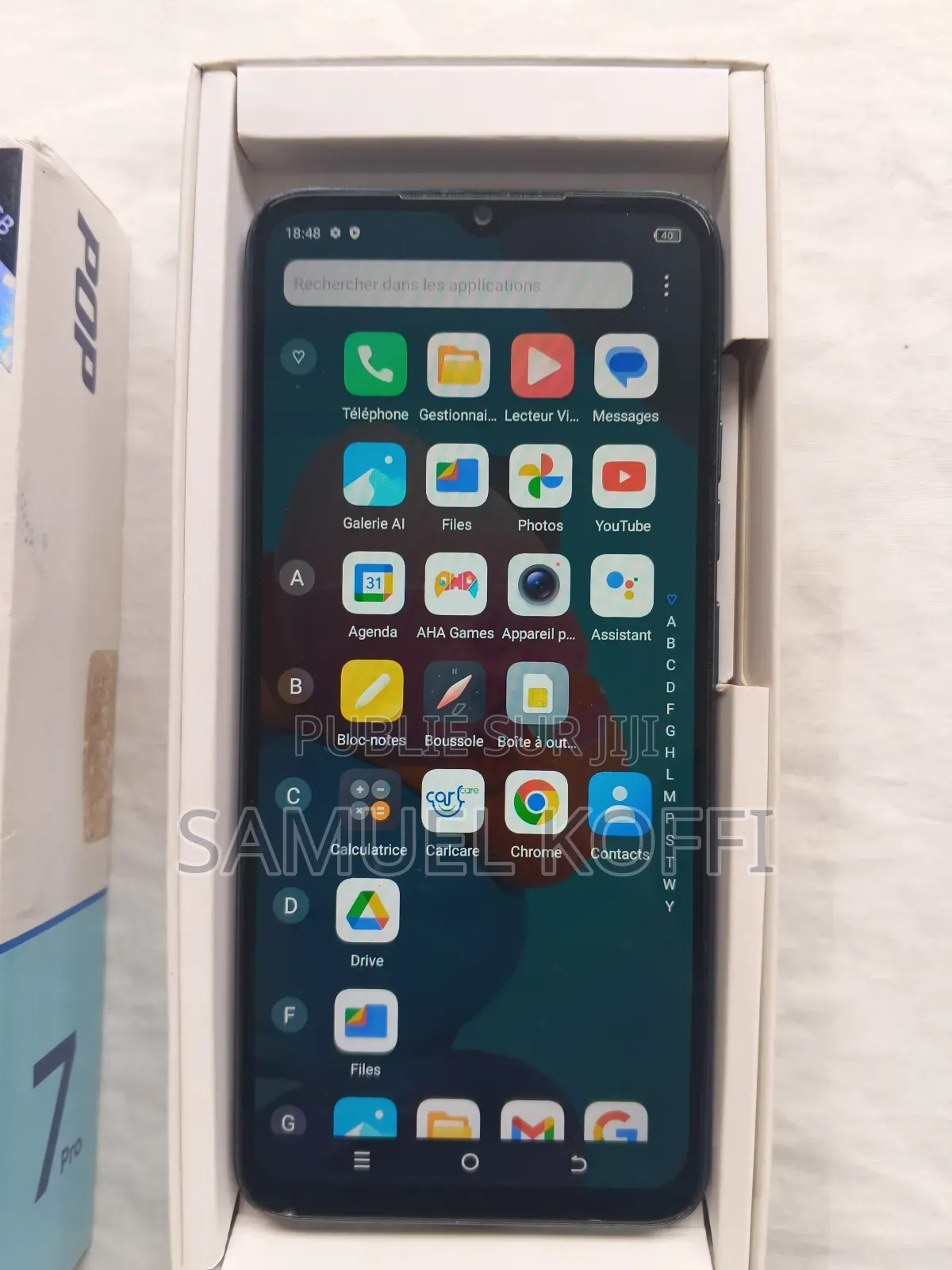 Tecno Pop 7 Pro 64 GB Bleu