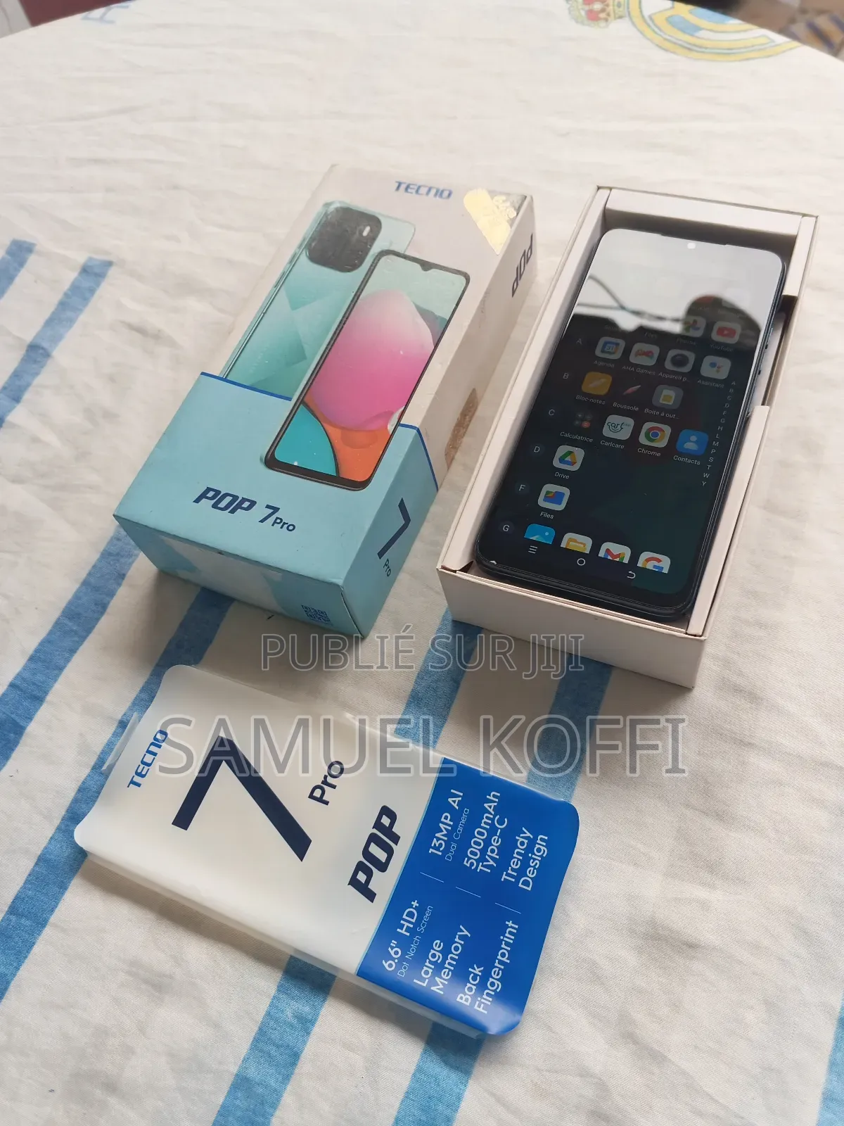 Tecno Pop 7 Pro 64 GB Bleu