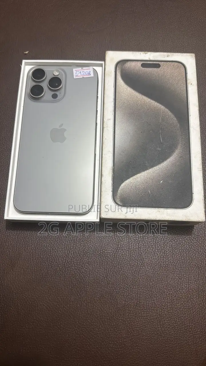 Nouveau Apple iPhone 15 Pro Max 512 GB Gris