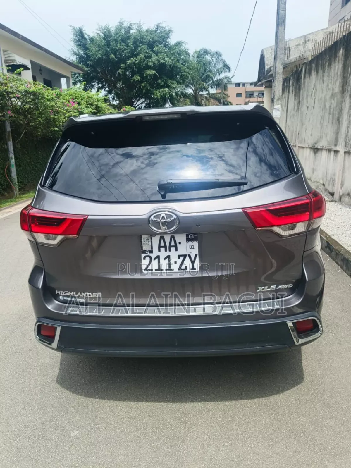 Toyota Highlander XLE 2019 Argenté