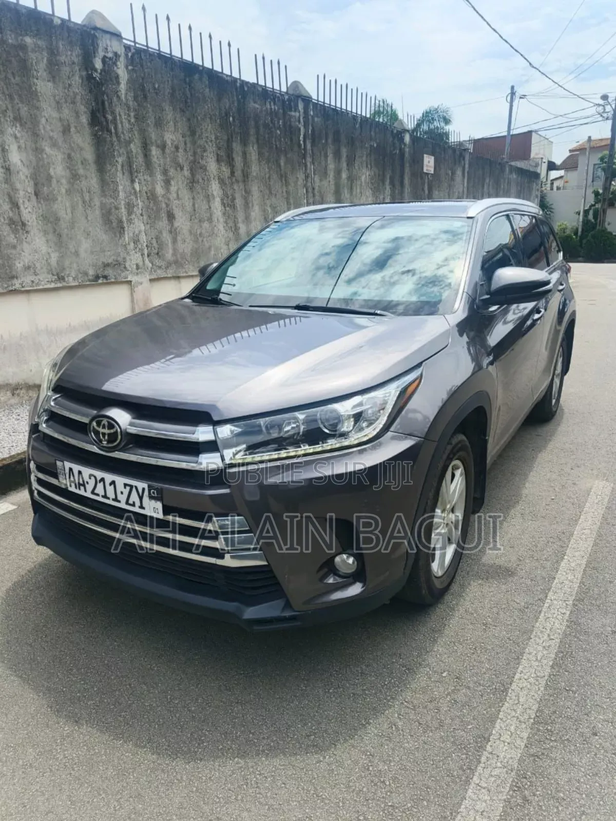 Toyota Highlander XLE 2019 Argenté