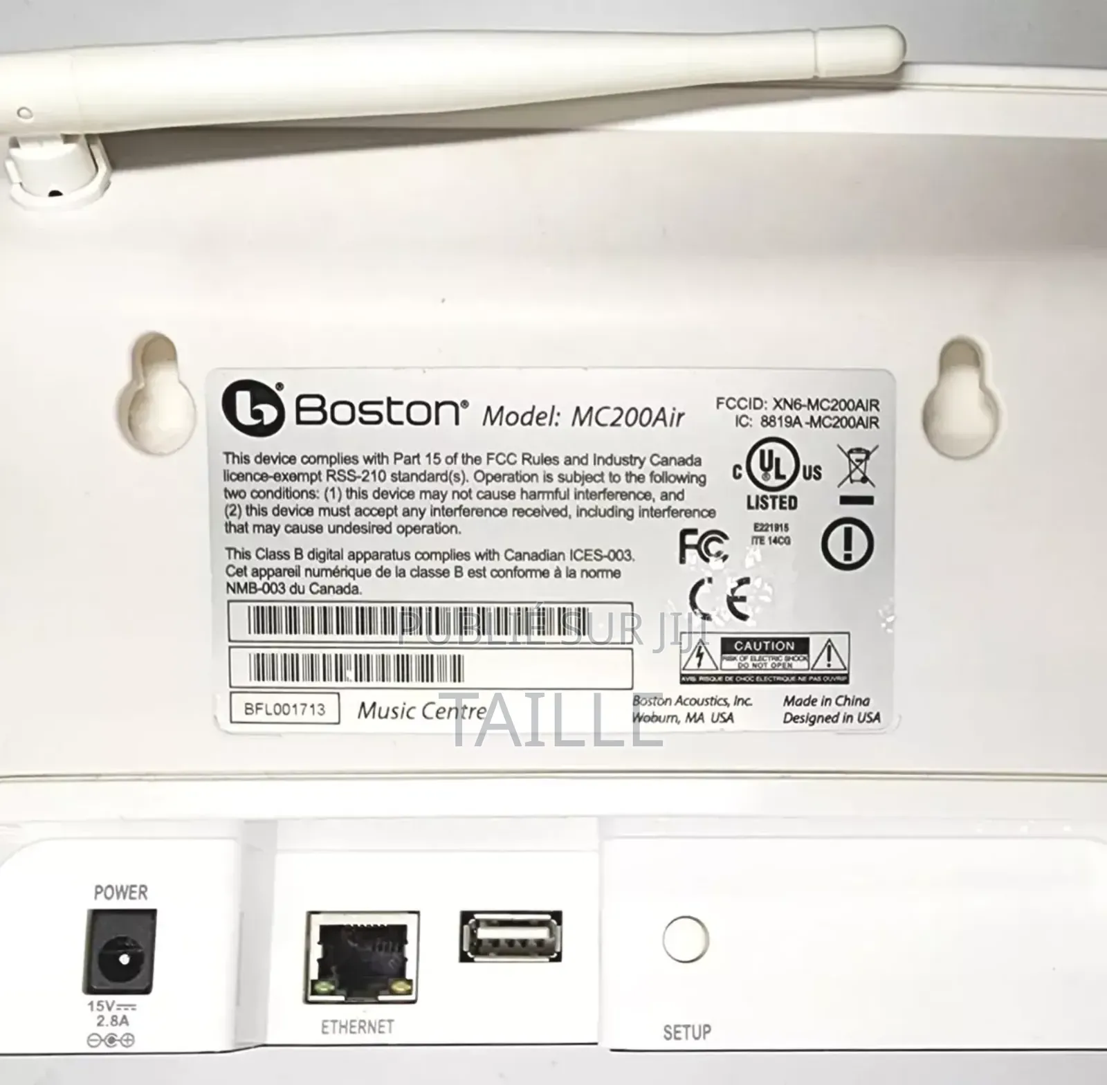 Enceintes Sans Fil Boston Acoustics Mc200air.