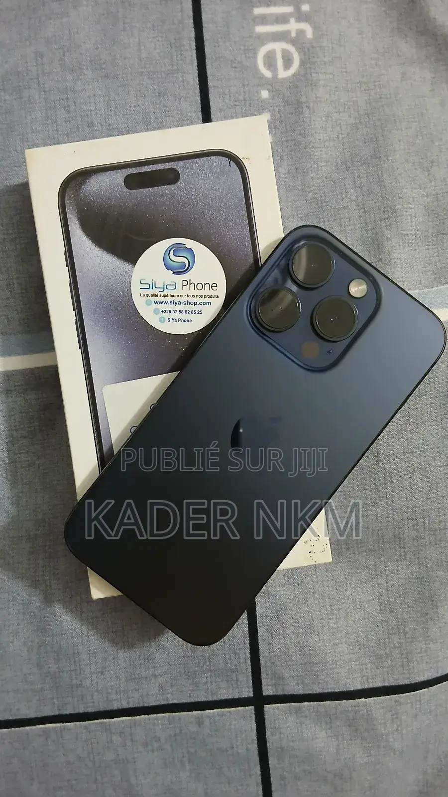 Nouveau Apple iPhone 15 Pro 256 GB Bleu