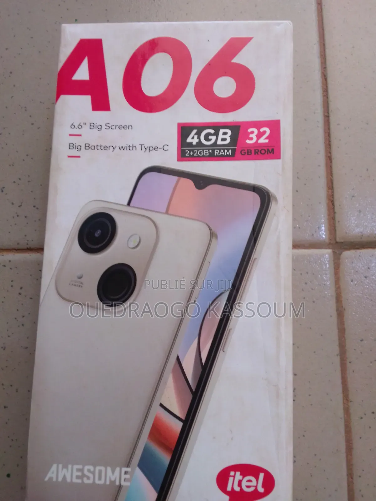 Itel A06 32 GB Argenté