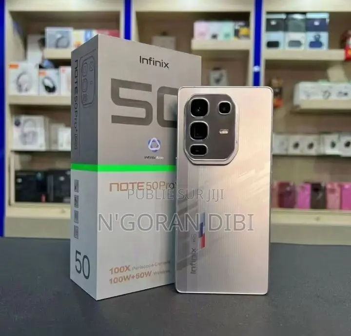 Nouveau Infinix Note 50 Pro+ 256 GB Gris