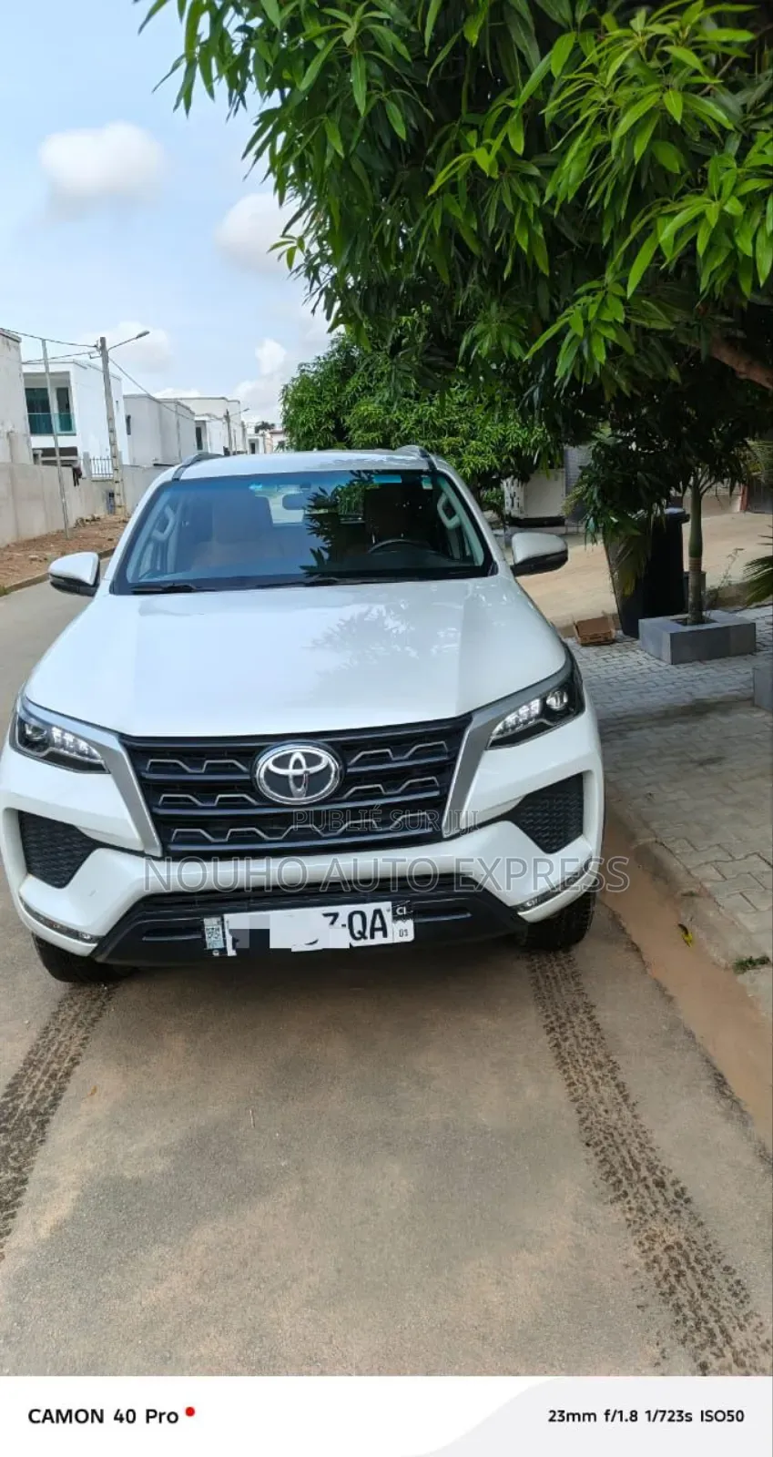 Toyota Fortuner 2025 Blanc