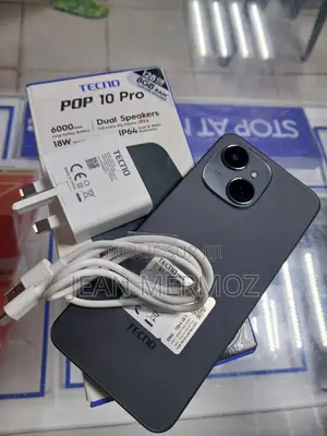 Nouveau Tecno Pop 10 Pro 256 GB Black