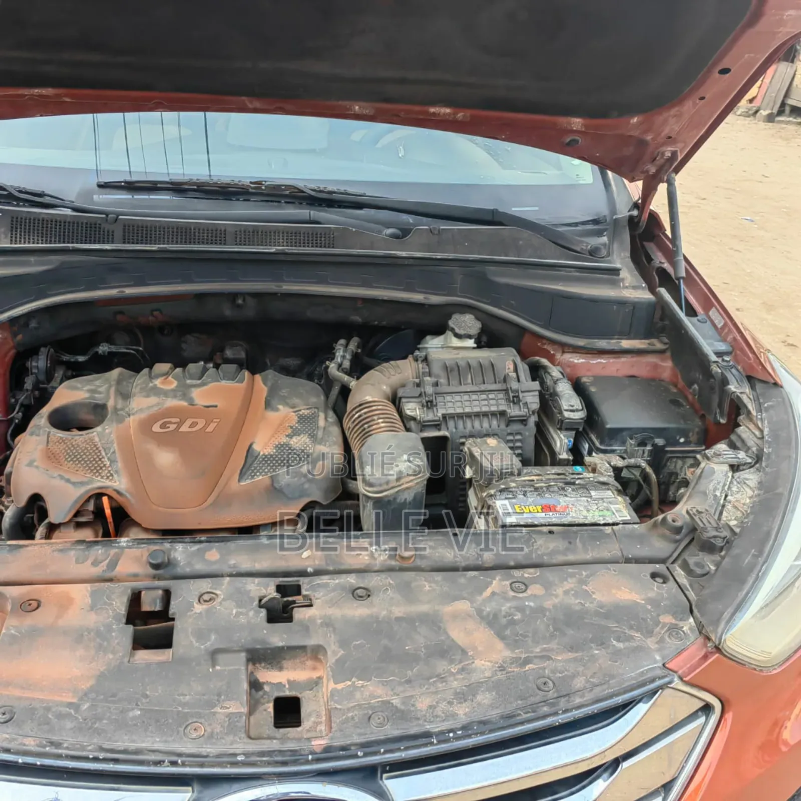 Hyundai Santa Fe 2013 Orange