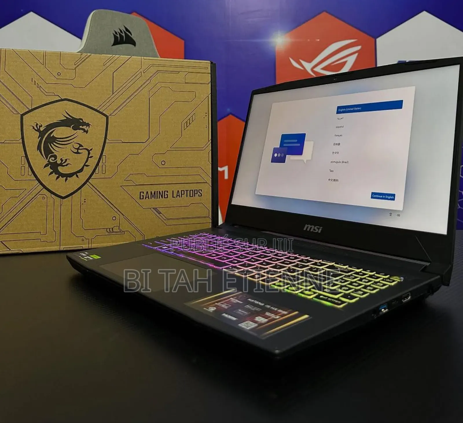 Ordinateur Portable MSI Katana 15 32GB Intel Core I9 HDD 1T