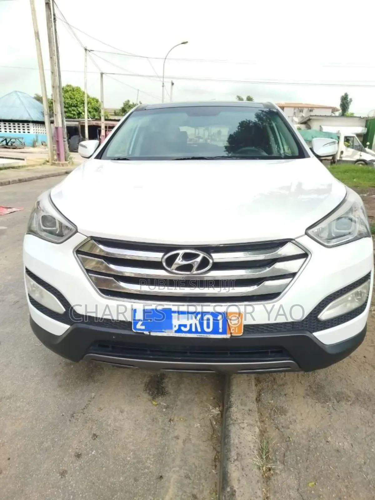 Hyundai Santa Fe Limited AWD 2016 Blanc
