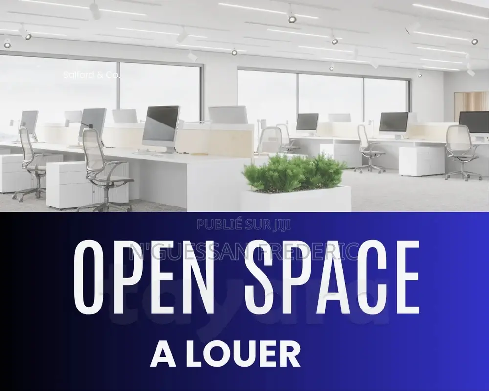 À Louer Bureau Open-Space 486m2 Marcory Zone Boulevard FHB