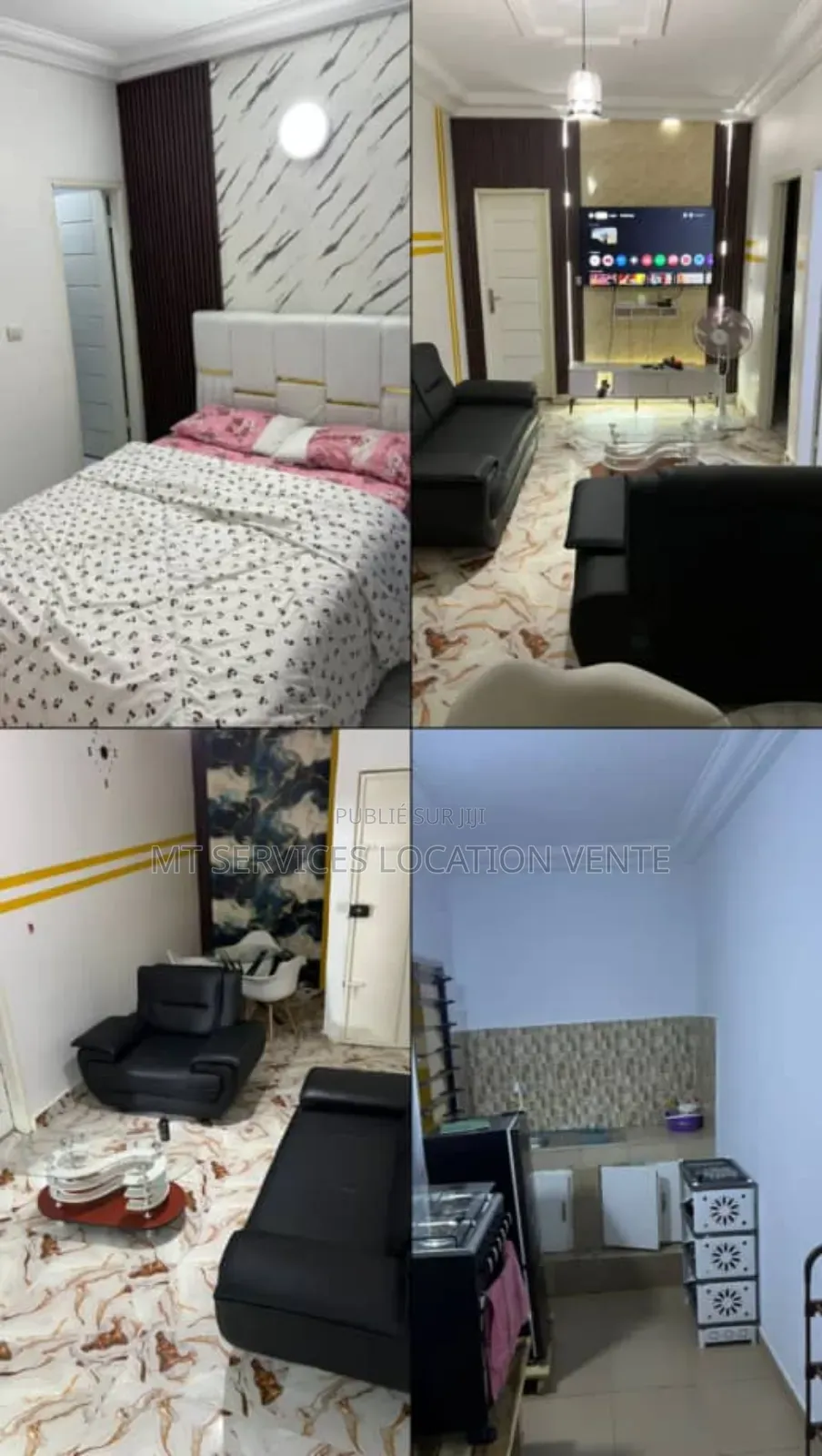 Furnished 1chbre Appartement dans Mt Services Location, Yopougon