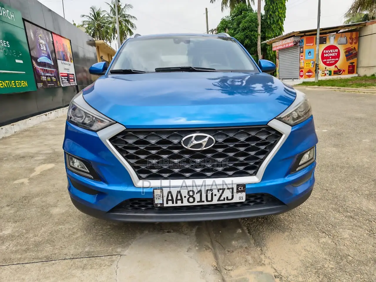 Hyundai Tucson Limited 2021 Bleu