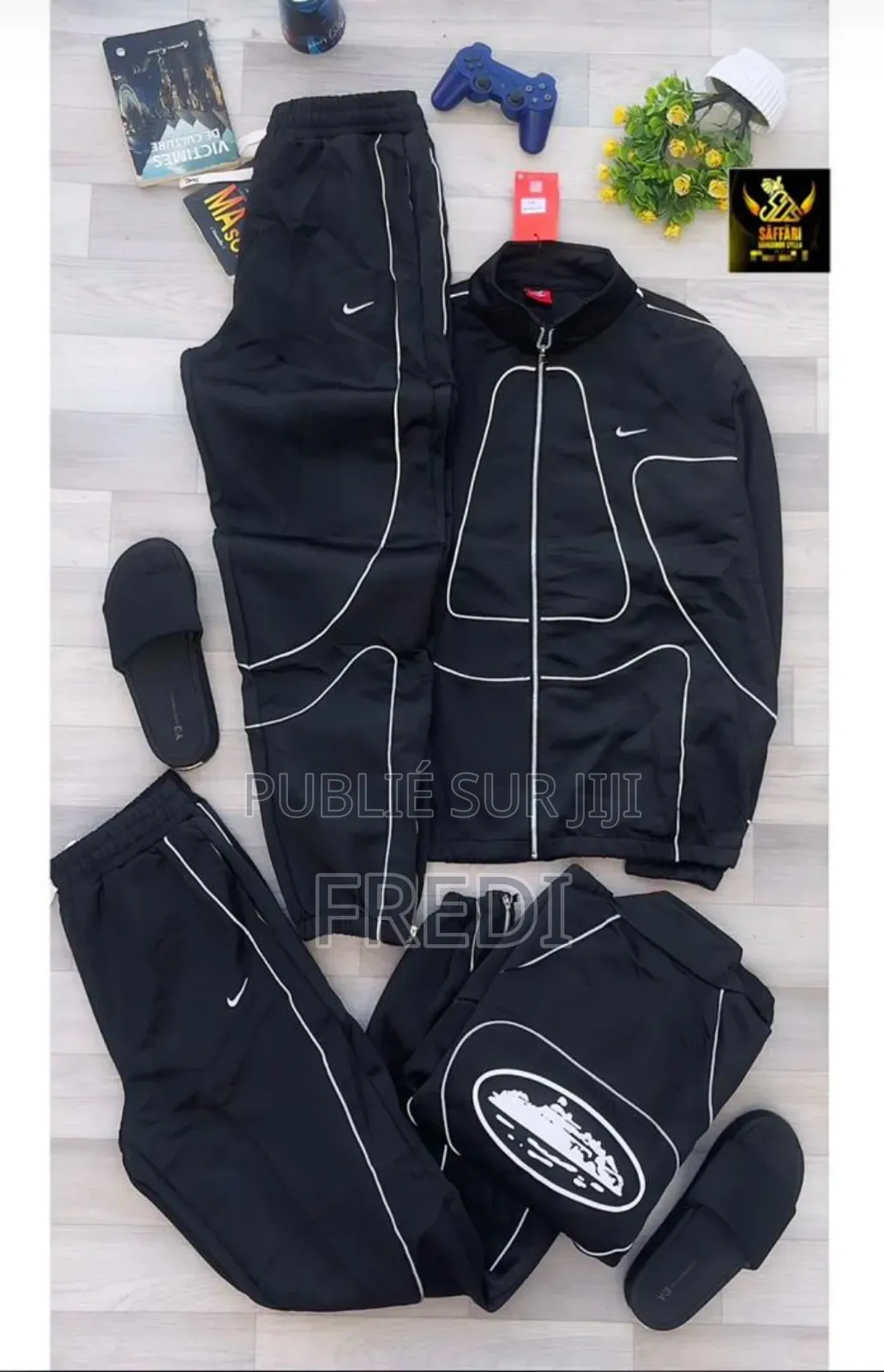 Ensemble Sport Blanc Nike – Élégance Confort Absolu