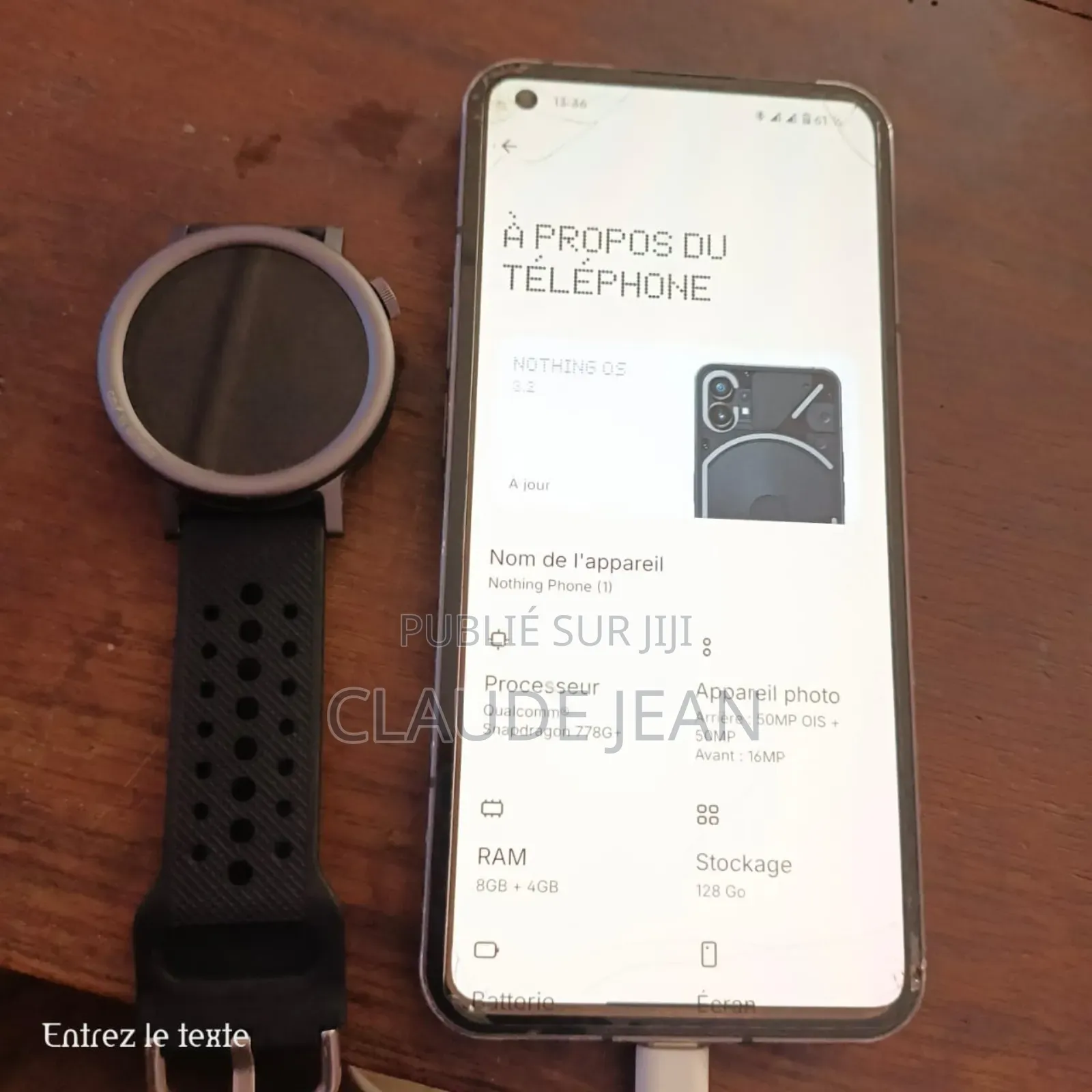 Nothing Phone 1 128 GB Noir