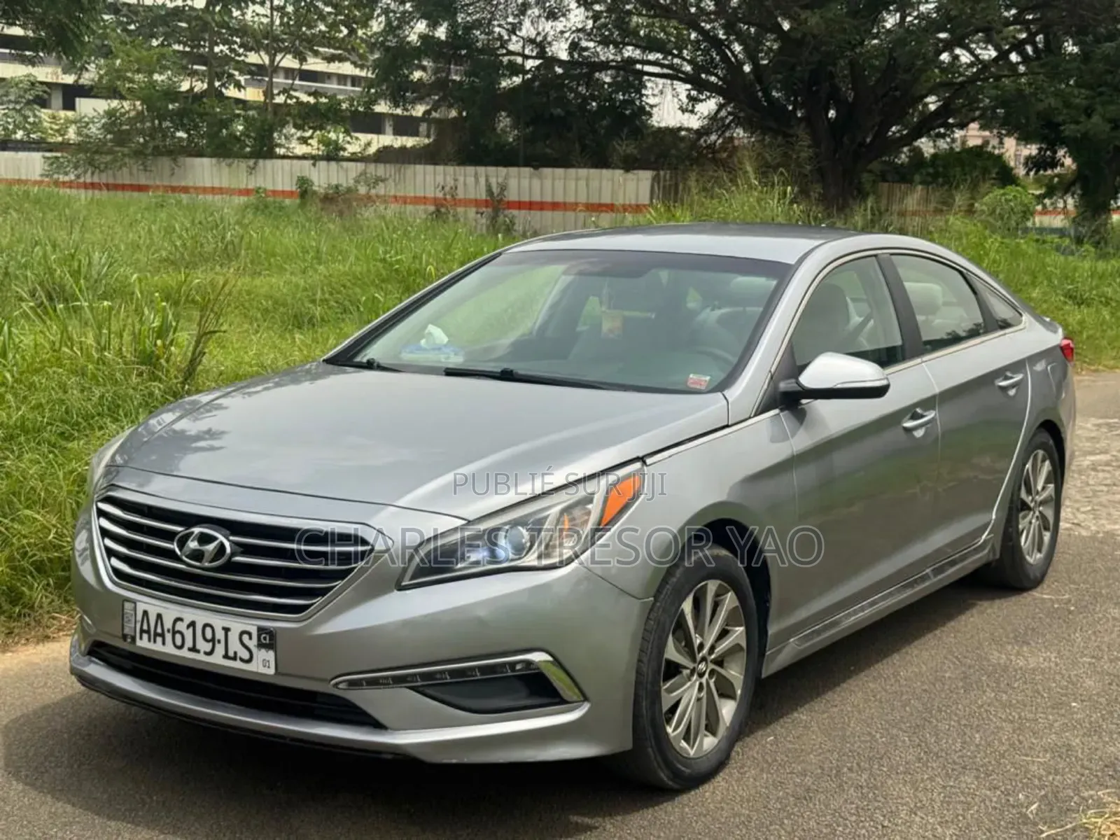 Hyundai Sonata Limited 2.0T Seban (2.0L 4cyl 6A) 2016 Argenté