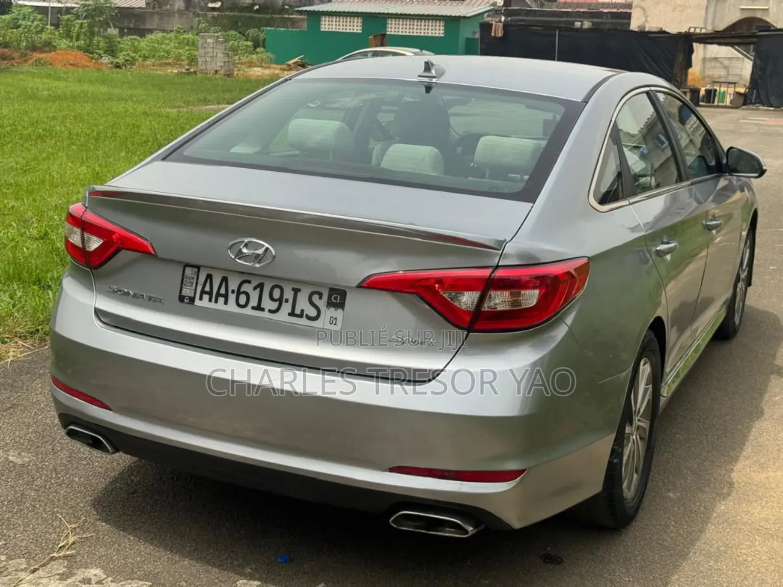 Hyundai Sonata Limited 2.0T Seban (2.0L 4cyl 6A) 2016 Argenté