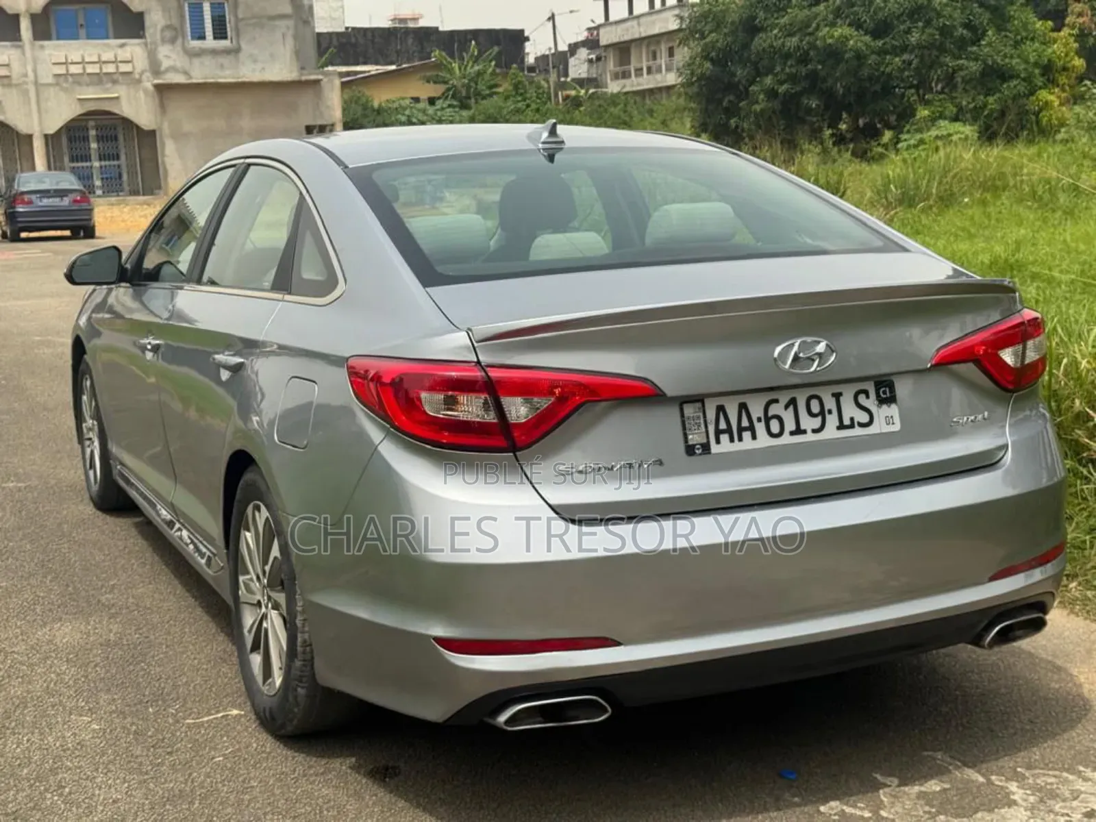 Hyundai Sonata Limited 2.0T Seban (2.0L 4cyl 6A) 2016 Argenté