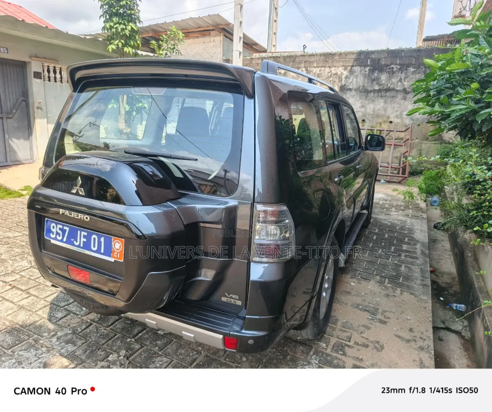 Mitsubishi Pajero V80 3.0 VR-I 2018 Noir