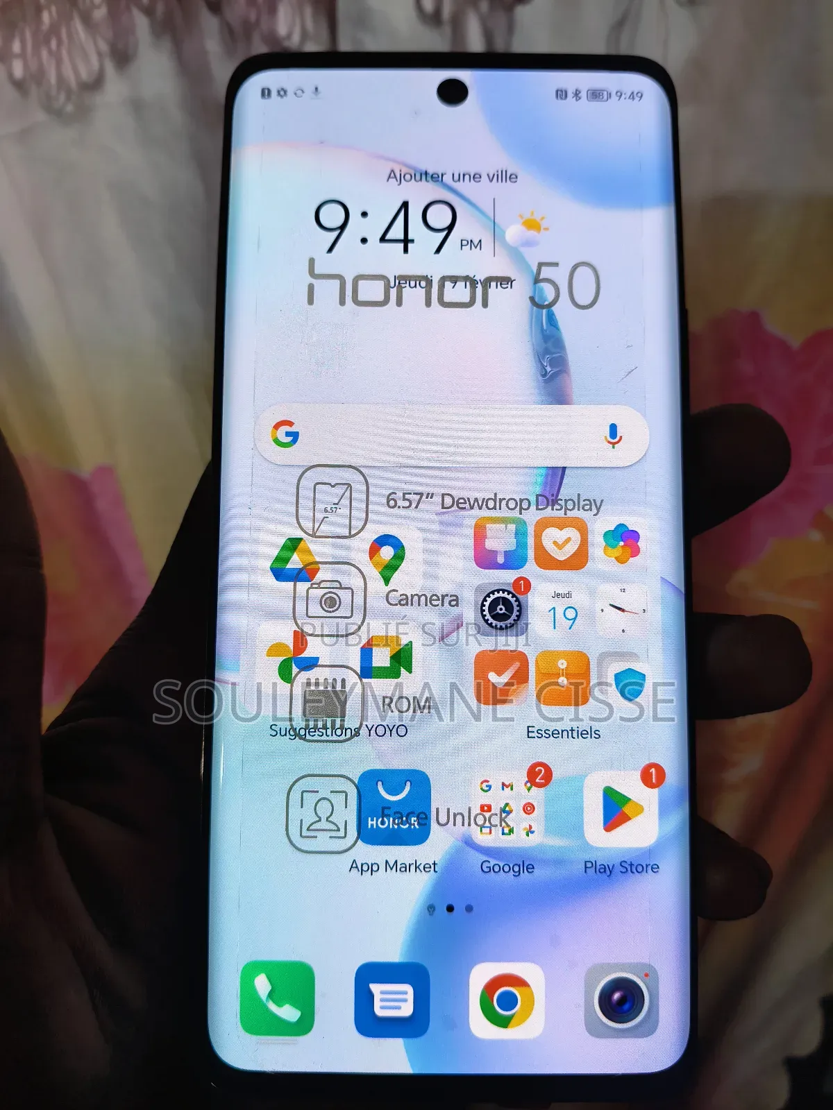 Nouveau Honor 50 256 GB Argenté