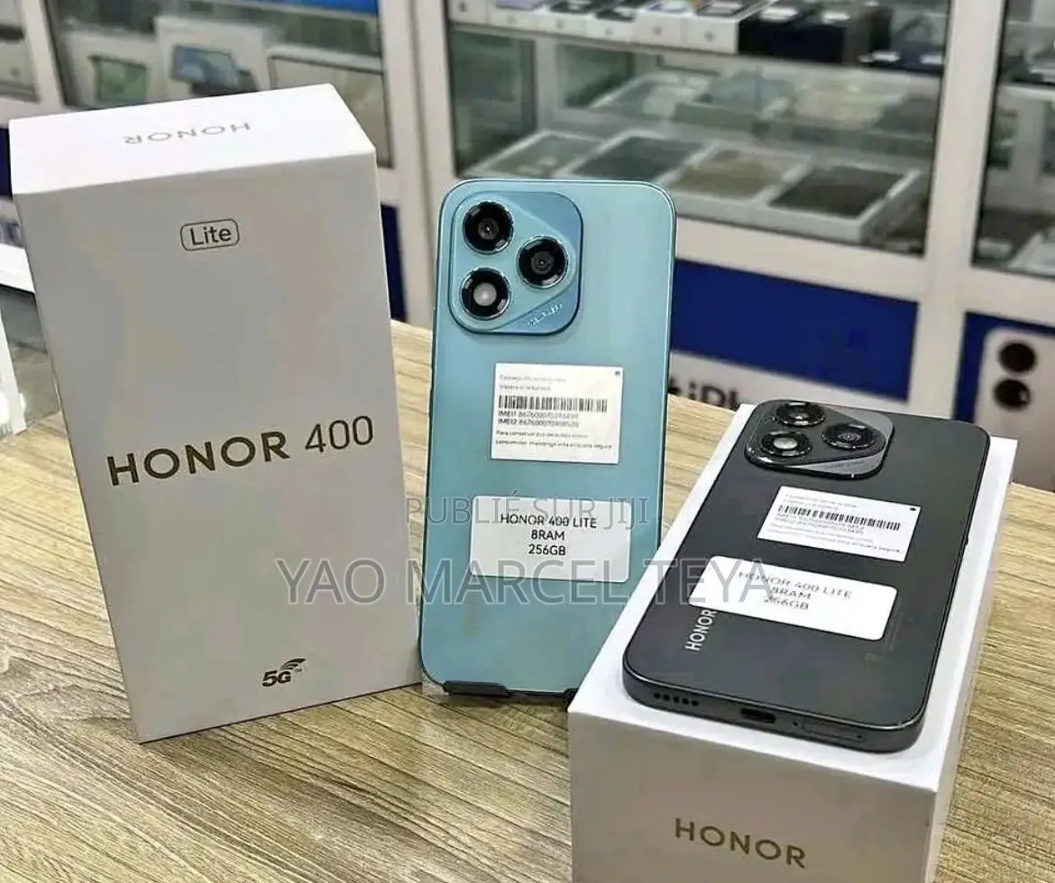 Nouveau Honor 400 Lite 256 GB Noir