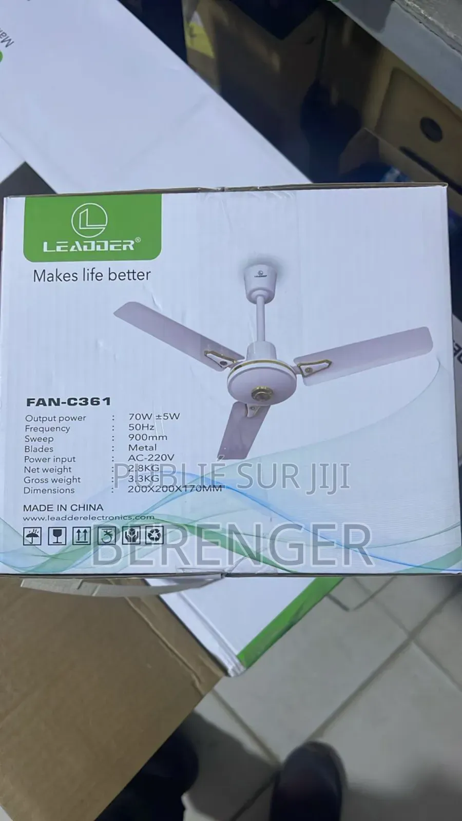 Ventilateur De Plafond 36 Pouces