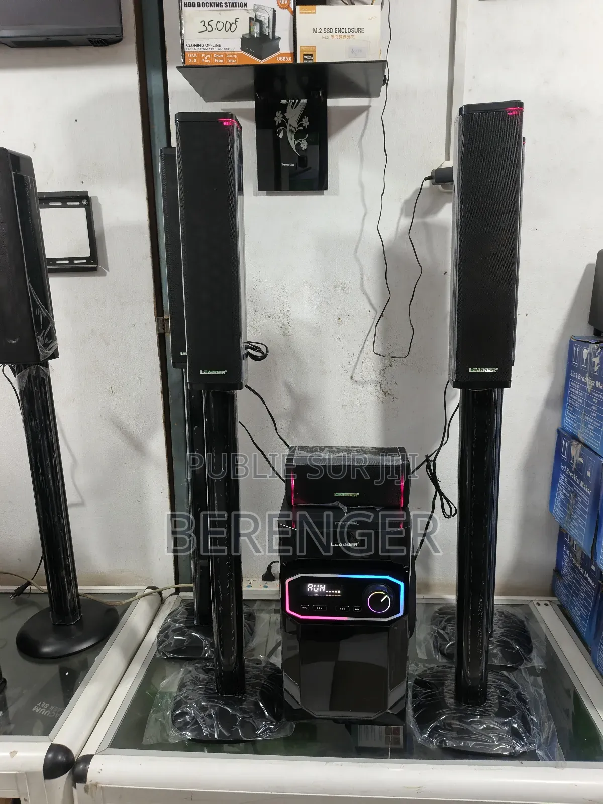 Enceinte Multimédia 5.1 - Bt/Usb/Sd/Fm - 150w Sp-504