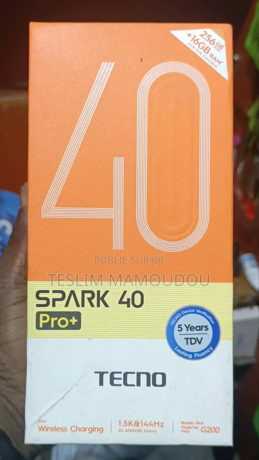 Tecno Spark 40 256 GB Blanc