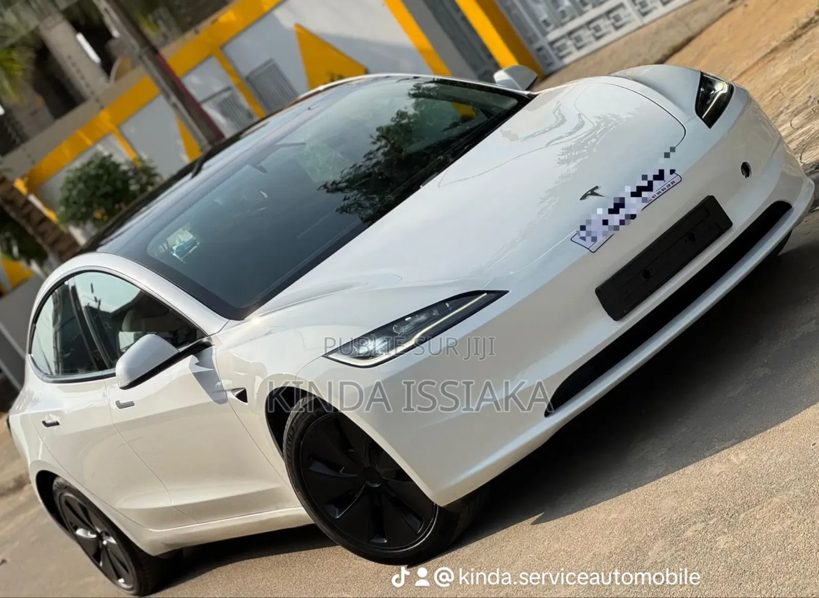 Tesla Model 3 Long Range AWD 2024 Blanc cassé