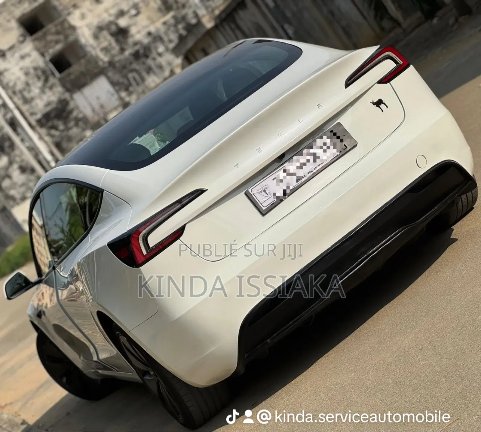 Tesla Model 3 Long Range AWD 2024 Blanc cassé