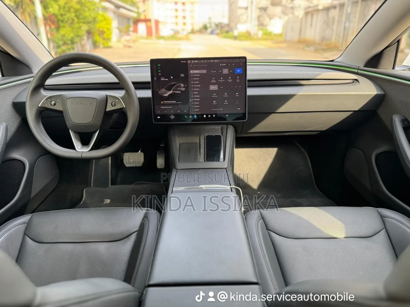 Tesla Model 3 Long Range AWD 2024 Blanc cassé