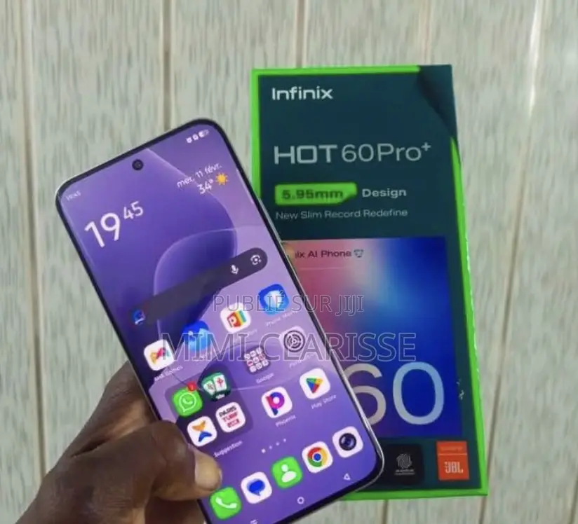 Nouveau Infinix Hot 60 Pro 256 GB Gris