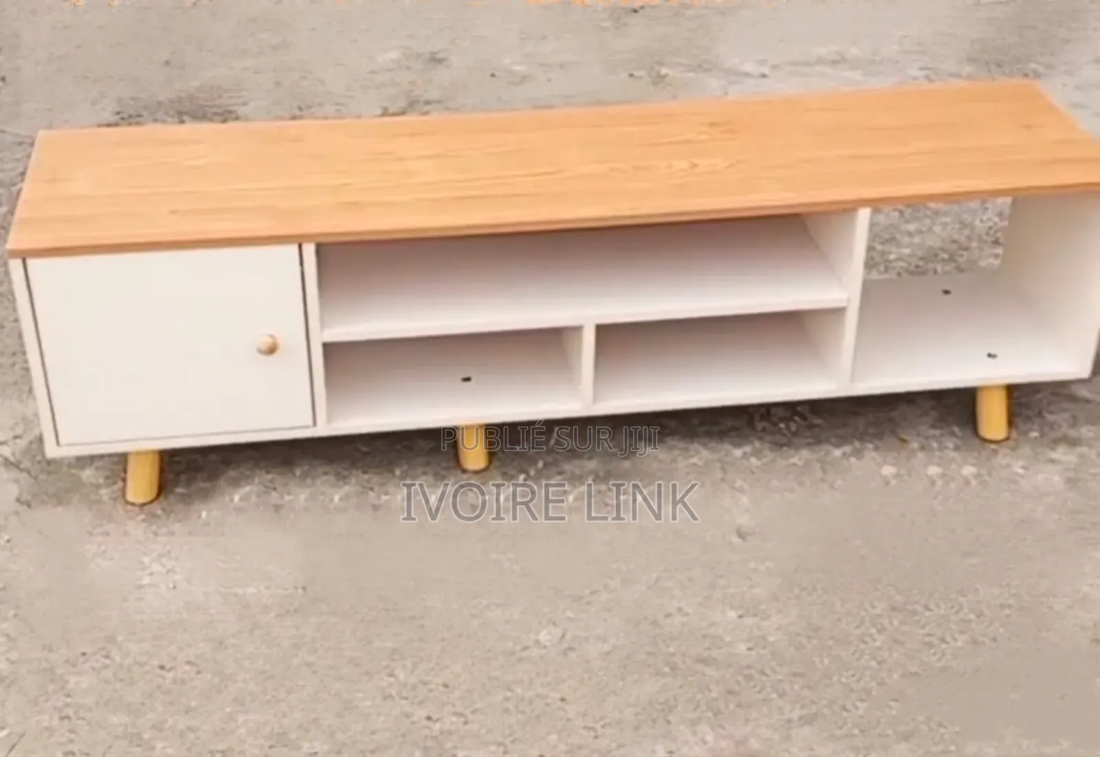 Meuble Tv Marron - Blanc