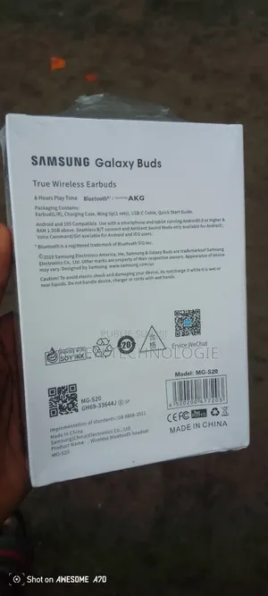 Écouteurs Sans Fil Samsung Led Buds