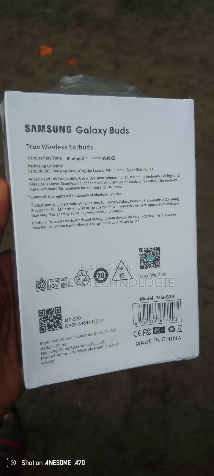 Écouteurs Sans Fil Samsung Led Buds