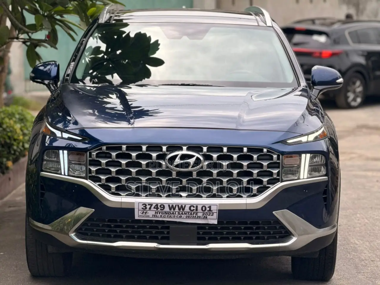 Hyundai Santa Fe HEV 2022 Bleu