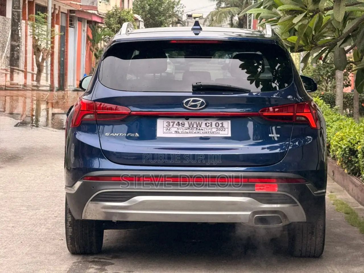 Hyundai Santa Fe HEV 2022 Bleu