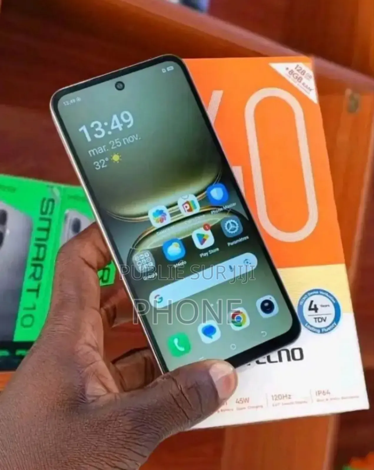 Nouveau Tecno Spark 40 128 GB Gris